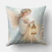 Celestial Winter Angel Lantern of Comfort クッション (裏面)