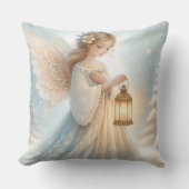 Celestial Winter Angel Lantern of Comfort クッション (正面)
