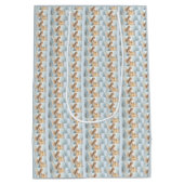 Celestial Winter Angel Lantern of Comfort ミディアムペーパーバッグ (裏面)