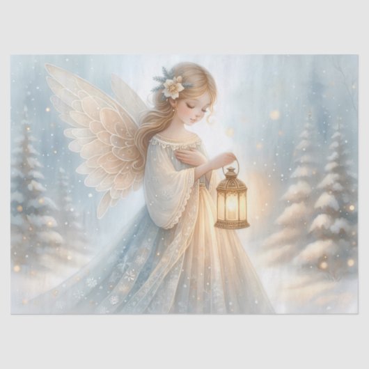 Celestial Winter Angel Lantern of Comfort 薄葉紙 (正面)