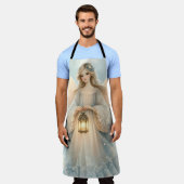 Celestial Winter Angel Lantern of Grace エプロン (着用した状態)