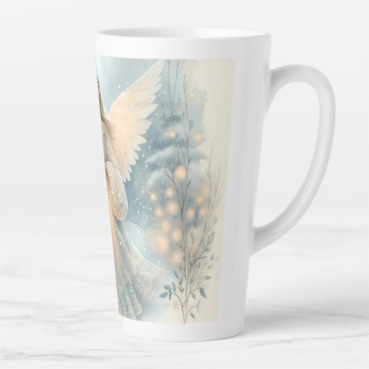 Celestial Winter Angel Lantern of Grace カフェラテマグ (右)