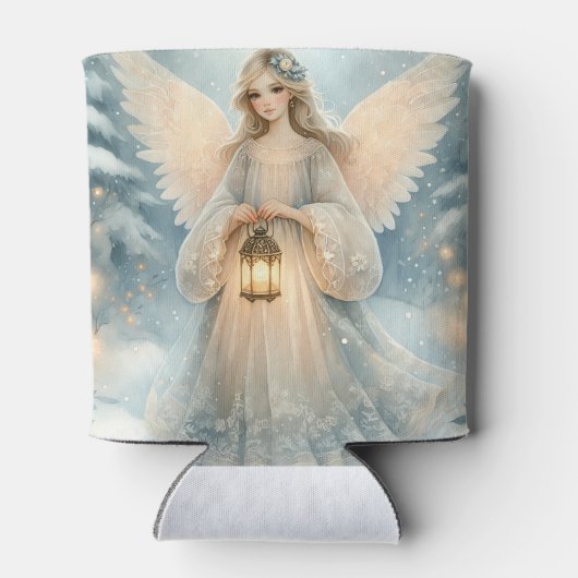 Celestial Winter Angel Lantern of Grace 缶クーラー (裏面)