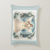 Celestial Winter Angel Lantern of Hope アクセントクッション (裏面(縦))