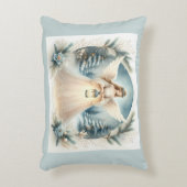 Celestial Winter Angel Lantern of Hope アクセントクッション (正面(垂直))