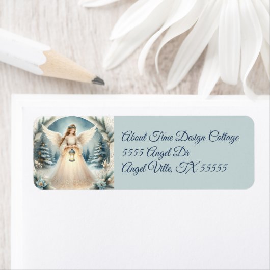 Celestial Winter Angel Lantern of Hope ラベル (インサイチュ)