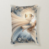 Celestial Winter Angel Lantern of Peace アクセントクッション (正面(垂直))