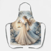 Celestial Winter Angel Lantern of Peace エプロン (正面)