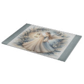 Celestial Winter Angel Lantern of Peace カッティングボード (角)