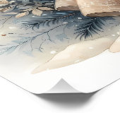 Celestial Winter Angel Lantern of Peace ポスター (コーナー)