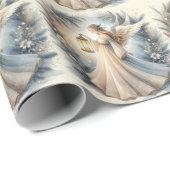 Celestial Winter Angel Lantern of Peace ラッピングペーパー (ロールコーナー)