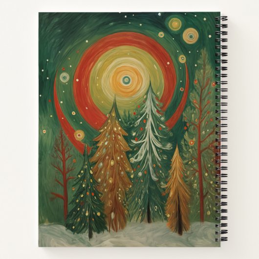 Celestial Winter Grove ノートブック (裏面)