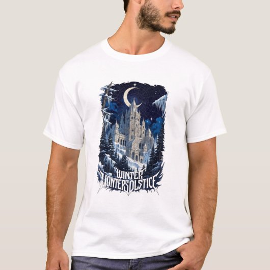Celestial Winter Temple T-Shirt, Premium Tシャツ (正面)