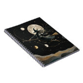 Celestial Witch Moon Phases Notebook ノートブック (右側)