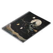 Celestial Witch Moon Phases Notebook ノートブック (左側)