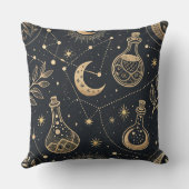 Celestial Witchcraft - Gold Moon, Potion Bottles クッション (裏面)