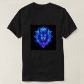 Celestial Wolf • Cosmic Energy Guardian Throw Tシャツ (デザイン正面)
