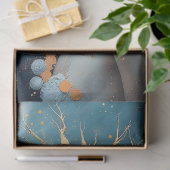 Celestial Woman Portrait Gold Crown Surreal  薄葉紙 (ギフト)