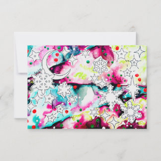 Celestial Yule Card 招待状