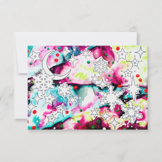 Celestial Yule Card 招待状 (正面)