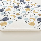 Celestial Zodiac Constellations Pattern シェルパブランケット (3/4)