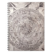 Celestial Zodiac Star Map Notebook ノートブック (正面)