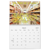 … Celiacであるかもしれません おもしろいな壁掛けカレンダー カレンダー (3月 2027)