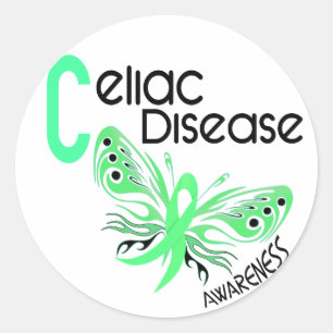 Celiac病気の蝶3.1 ラウンドシール