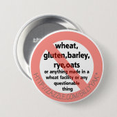 CELIAC病気 缶バッジ (正面&裏面)