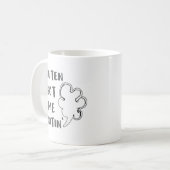 Celiac認識度のグルテンは私をTootin得ました コーヒーマグカップ (正面左)