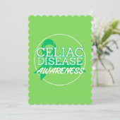 Celiac Disease Awareness 2026 サンキューカード (スタンド正面)