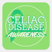 Celiac Disease Awareness 2026 スクエアシール (正面)