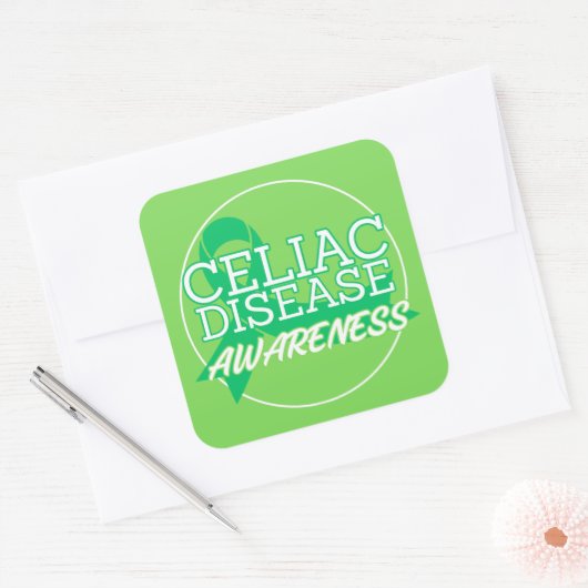 Celiac Disease Awareness 2026 スクエアシール (封筒)