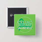 Celiac Disease Awareness 2026 缶バッジ (正面&裏面)