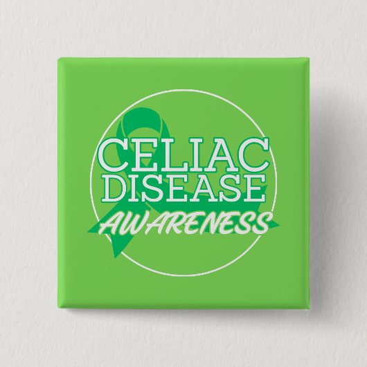Celiac Disease Awareness 2026 缶バッジ (正面)