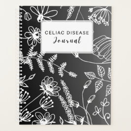 Celiac Disease Monthly Journal - Black & White プランナー手帳
