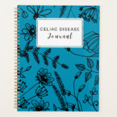 Celiac Disease Monthly Journal - Blue プランナー手帳 (正面)
