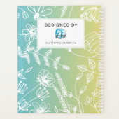 Celiac Disease Monthly Journal - Blue Green Yellow プランナー手帳 (裏面)