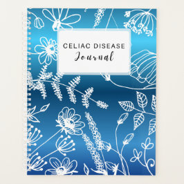 Celiac Disease Monthly Journal - Blue Metallic プランナー手帳
