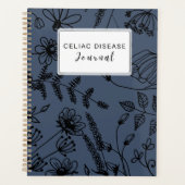 Celiac Disease Monthly Journal - Dark Grey プランナー手帳 (正面)