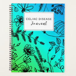 Celiac Disease Monthly Journal - Green & Blue プランナー手帳