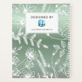 Celiac Disease Monthly Journal - Green Metallic プランナー手帳 (裏面)