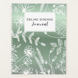 Celiac Disease Monthly Journal - Green Metallic プランナー手帳