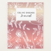 Celiac Disease Monthly Journal - Pink Metallic プランナー手帳 (正面)