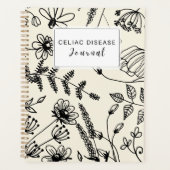 Celiac Disease Monthly Journal - Soft Yellow プランナー手帳 (正面)