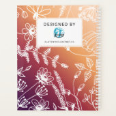 Celiac Disease Monthly Journal - Sunset Purple プランナー手帳 (裏面)