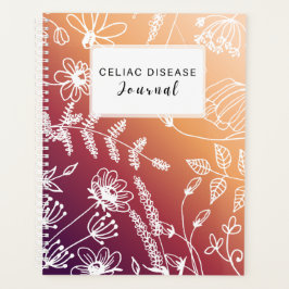 Celiac Disease Monthly Journal - Sunset Purple プランナー手帳