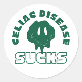 Celiac Disease Sucks ラウンドシール