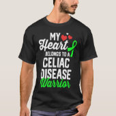 Celiac Disease Warrior Survivor Support Awareness  Tシャツ (正面)