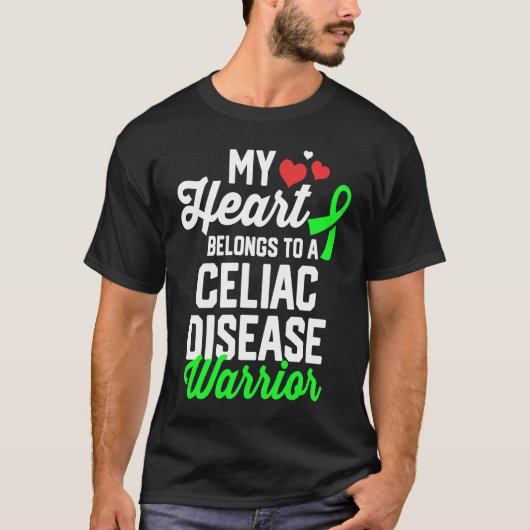 Celiac Disease Warrior Survivor Support Awareness  Tシャツ (正面)